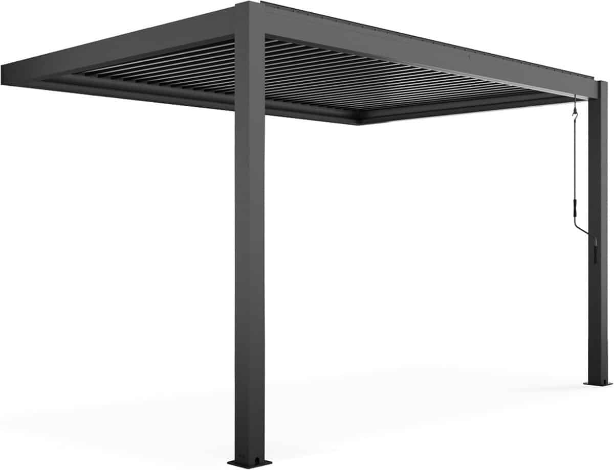 Test de la pergola bioclimatique Oviala en aluminium