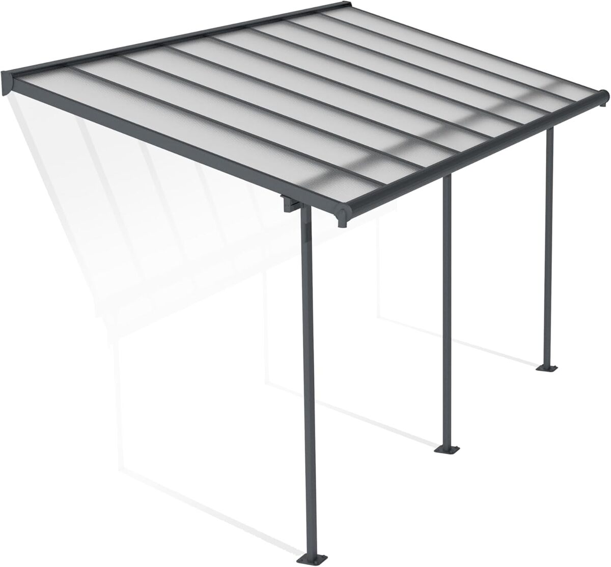 Test : pergola Canopia by Palram Sierra 2.3x4.6 en aluminium et polycarbonate