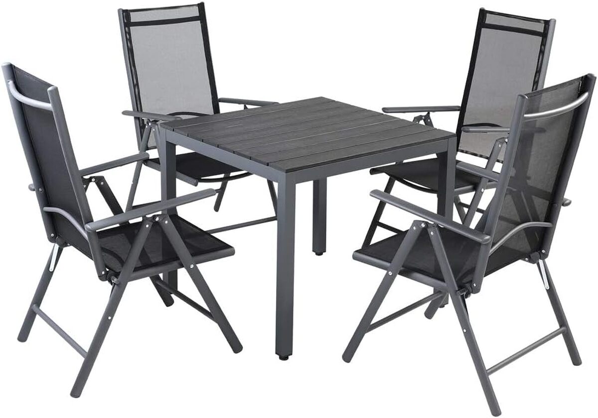 Test : salon de jardin Casaria Bern, aluminium et bois pour 8 personnes