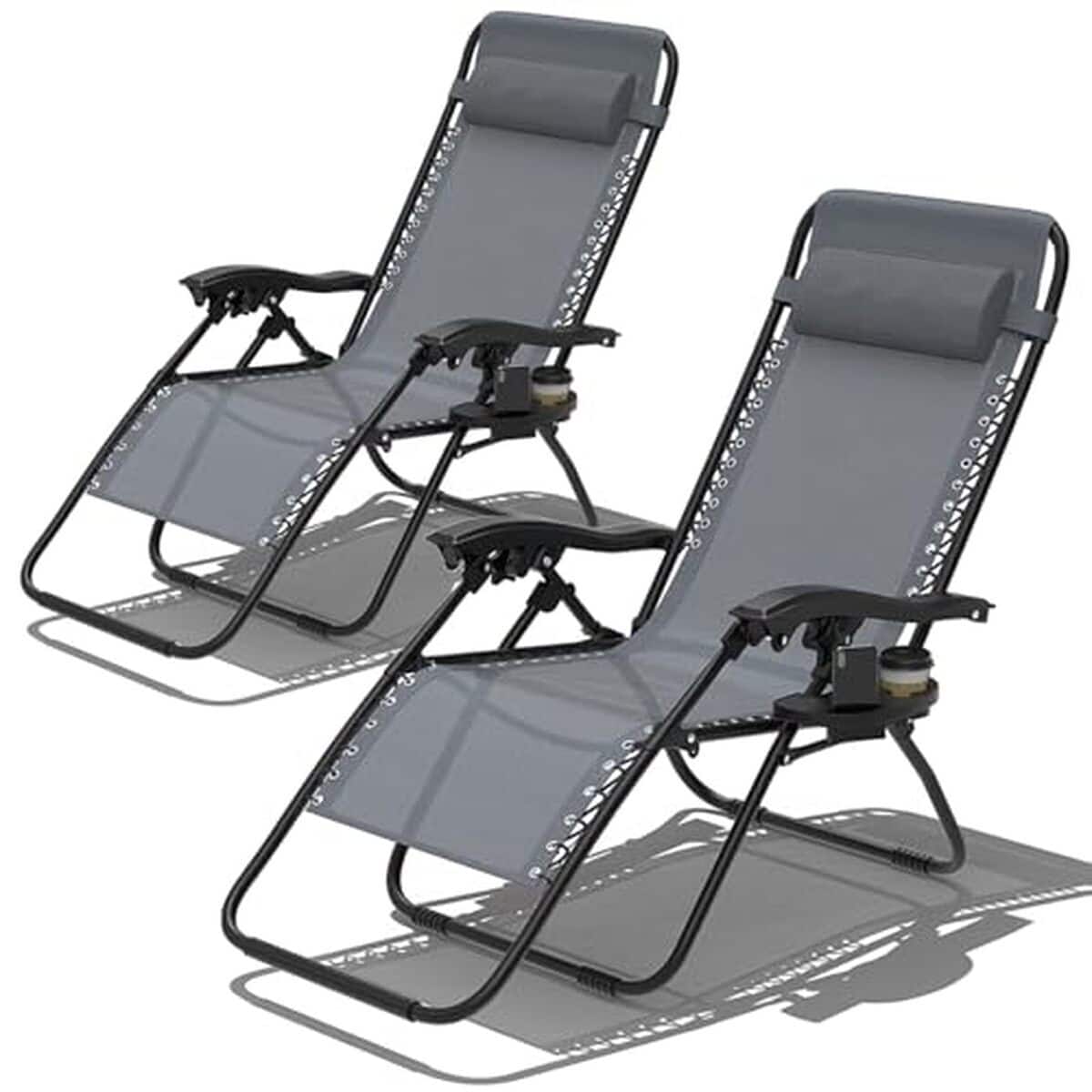 Test : fauteuil relax pliant avec porte-gobelet et repose-tête