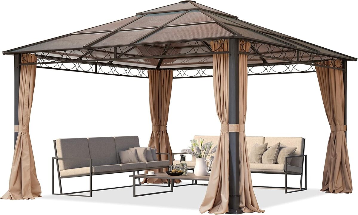 Test du pavillon alu Deluxe 4x4 m imperméable