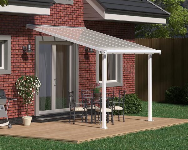 CANOPIA by Palram - Pergola Olympia en Aluminium/Polycarbonate, Blanc 3.05m x 3m