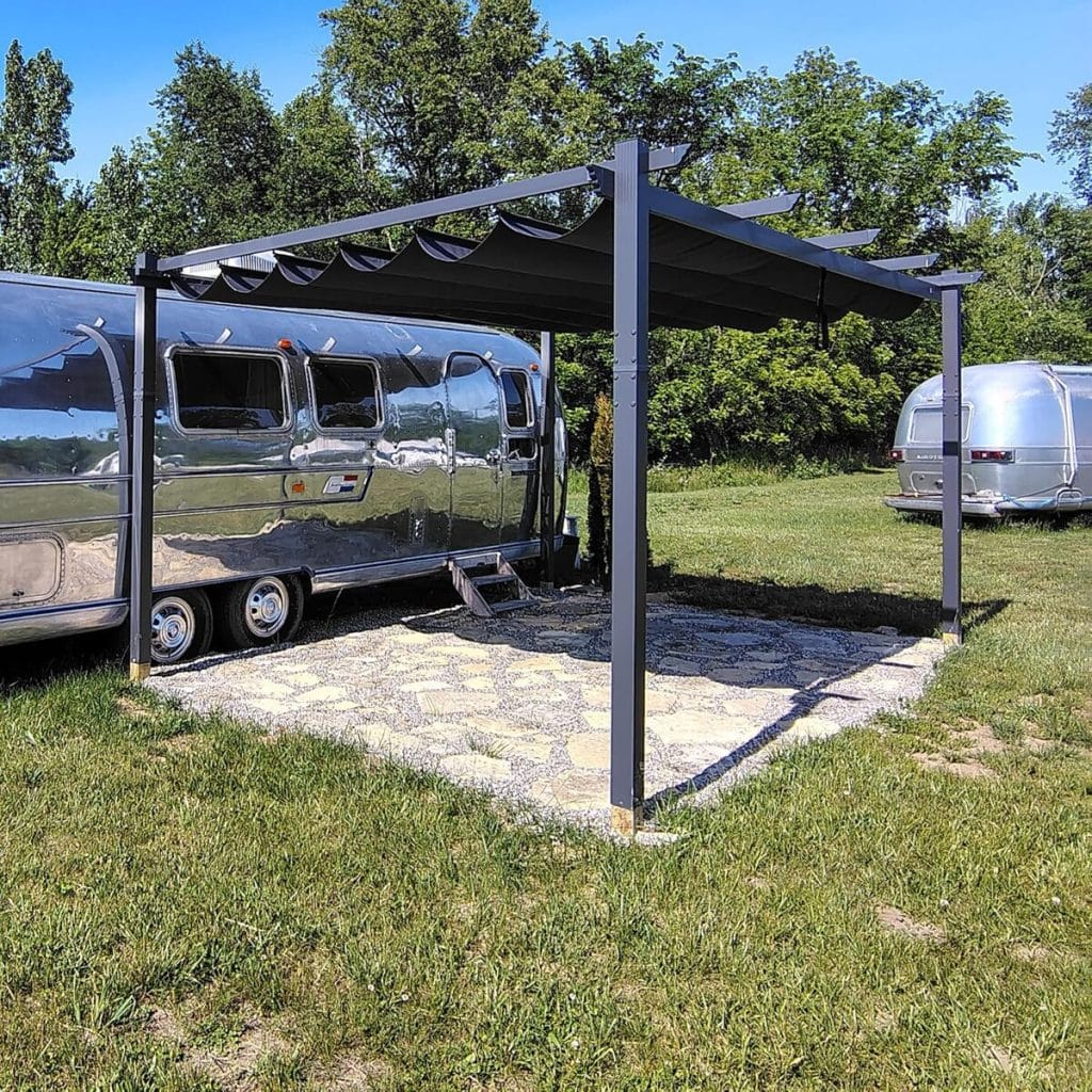 Test : pergola Purple Leaf en aluminium, modèle 4 x 3, 2 m