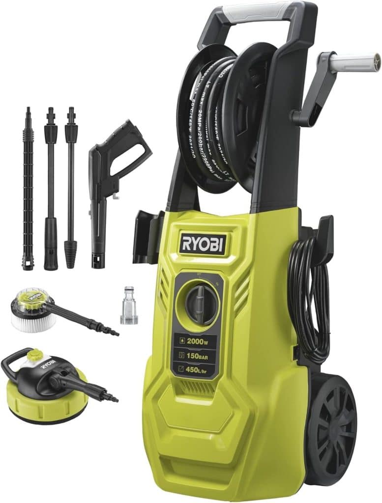 Test du nettoyeur haute pression Ryobi RY150PWA : puissant et complet