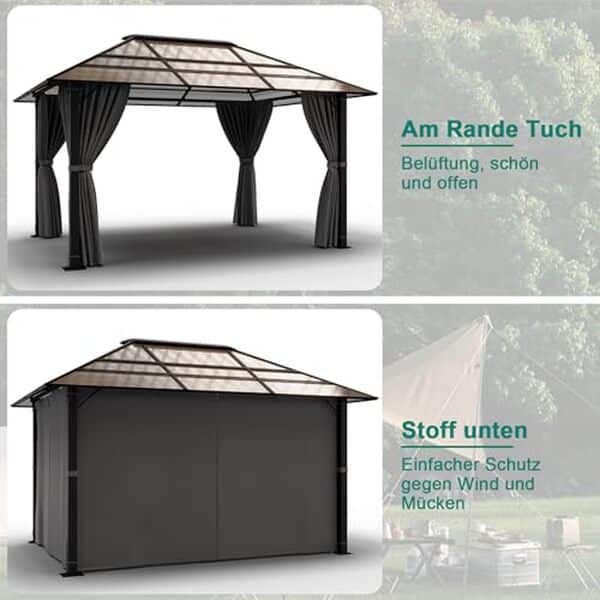 Découvrez notre test complet de la tonnelle Devoko 3x4 : évaluation de sa résistance face aux intempéries et de son design soigné pour sublimer votre espace extérieur.