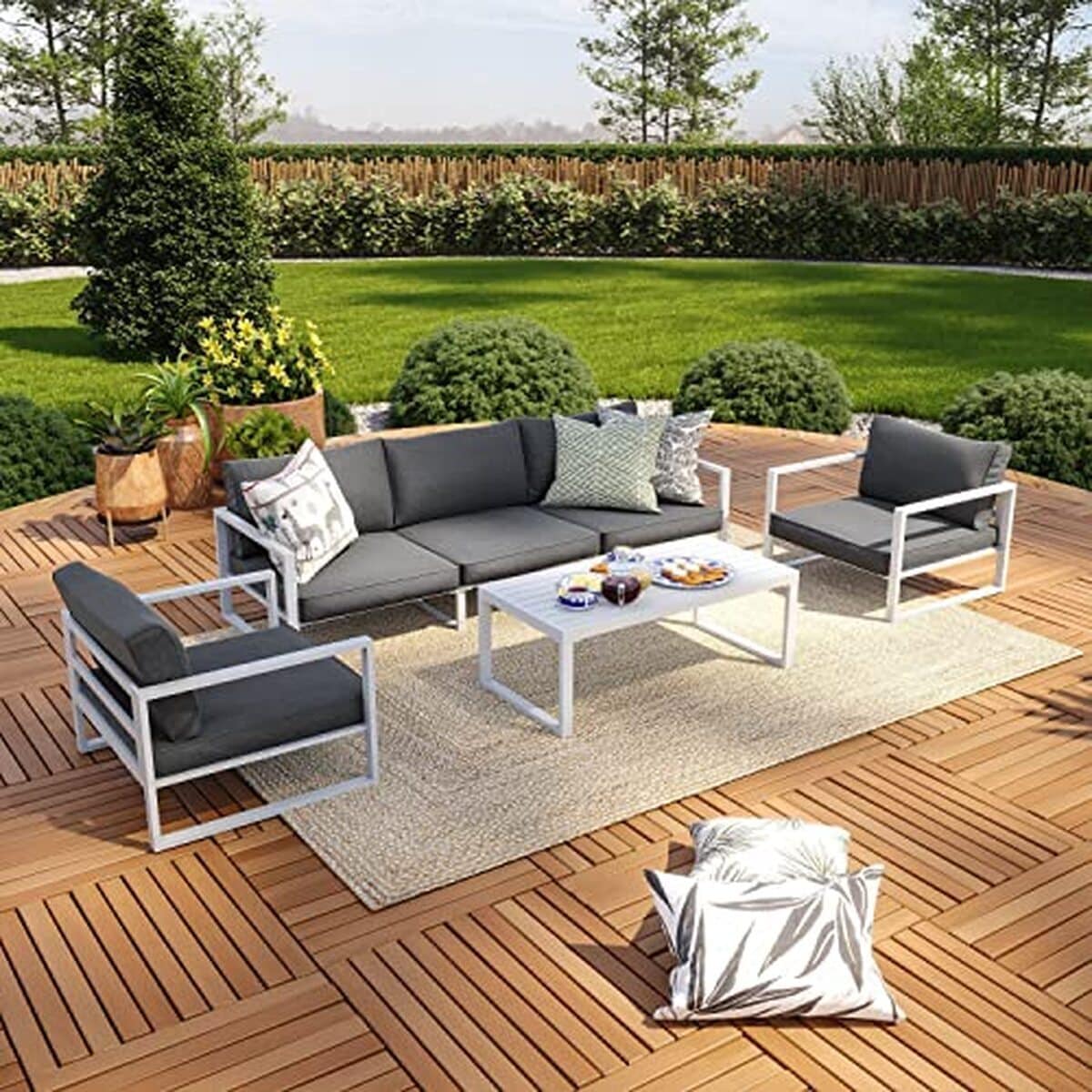 Test du salon de jardin en aluminium Avril Paris Vincennes 5 places